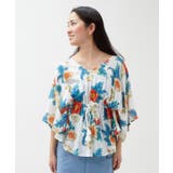 ホワイト | 【カヒコ】【UVカット加工】カウイトップス | アミナコレクション 
