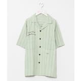 グリーン | 【カヒコ】カホヌアメンズシャツ【SURF&Palms】 | アミナコレクション