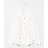 ホワイト | 【カヒコ】カホヌアシャツ【SURF&Palms】 | アミナコレクション