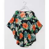 ブラック | 【カヒコ】【UVカット加工】コラパトップス | アミナコレクション