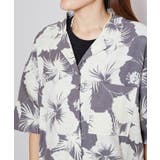 【カヒコ】レイキーショート丈アロハシャツ【SURF&Palms】 | チャイハネ | 詳細画像10