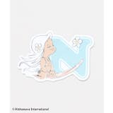 N | 【カヒコ】イニシャルステッカー【ALOHA MAPUA】 | アミナコレクション 