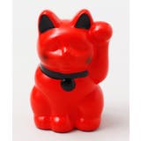 レッド | 【カヤ】彩りほっぺ招き猫 3号 | チャイハネ
