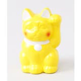 イエロー | 【カヤ】彩りほっぺ招き猫 3号 | チャイハネ