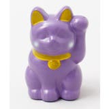 パープル | 【カヤ】彩りほっぺ招き猫 3号 | チャイハネ