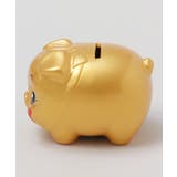 【カヤ】金の豚の貯金箱 小 | アミナコレクション  | 詳細画像3 
