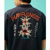 【カヤ】遊び絵メンズシャツ | アミナコレクション | 詳細画像16