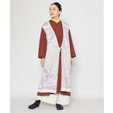 【カヤ】寒露の竜胆ニットベスト | アミナコレクション  | 詳細画像1 