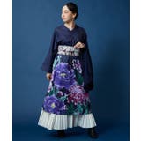 【カヤ】花々羽織付きワンピース | アミナコレクション  | 詳細画像2 