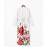 【カヤ】花々羽織付きワンピース | アミナコレクション  | 詳細画像29 
