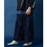 ネイビー系 | 【カヤ】霞葉紋メンズパンツ | アミナコレクション