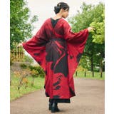 【カヤ】花墨ワンピース | アミナコレクション | 詳細画像1