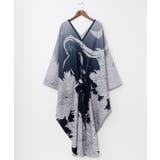 【カヤ】花墨ワンピース | アミナコレクション | 詳細画像2