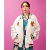 ホワイト | 【カヤ】【刺子ジャン】刺繍スーベニアジャケット《中村杏子×倭物やカヤ》 | アミナコレクション