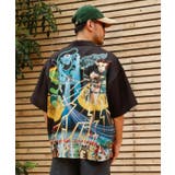 ネイビー | 【カヤ】アロハシャツ《鈴木ひょっとこ×倭物やカヤ》 | アミナコレクション 