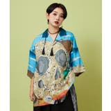 ブラウン | 【カヤ】アロハシャツ《鈴木ひょっとこ×倭物やカヤ》 | アミナコレクション 