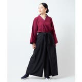 【カヤ】澄み心ワイドパンツ | アミナコレクション  | 詳細画像4 