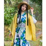 イエロー | 【カヤ】透かし風羽織 | アミナコレクション