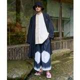 【カヤ】片身替わりメンズバンドカラーシャツ | アミナコレクション | 詳細画像1