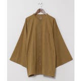 マスタード | 【カヤ】角袖メンズシャツ | アミナコレクション