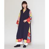 【カヤ】花時銘仙ワンピース | チャイハネ | 詳細画像8