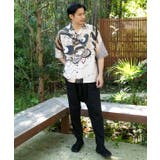 【カヤ】獣面相メンズシャツ | アミナコレクション | 詳細画像15 