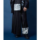 ブラック | 【カヤ】福字画袴メンズパンツ | アミナコレクション