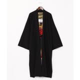 ブラック | 【カヤ】暗暗裏 着物メンズ羽織 | アミナコレクション