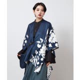 ネイビー系 | 【カヤ】耀う牡丹羽織 | アミナコレクション