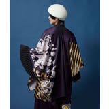パープル | 【カヤ】耀う牡丹羽織 | アミナコレクション