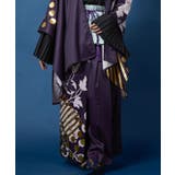 パープル | 【カヤ】耀う牡丹袴パンツ | アミナコレクション 