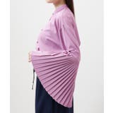 【カヤ】襞寄せバンドカラーシャツ | アミナコレクション  | 詳細画像13 