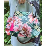 【カヤ】牡丹がま口ショルダーバッグ | アミナコレクション | 詳細画像1