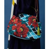 レッド | 【カヤ】牡丹がま口ショルダーバッグ | アミナコレクション