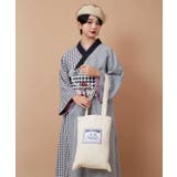 【カヤ】レトロマッチ香プリントトートバッグ | アミナコレクション  | 詳細画像1 