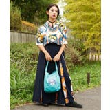 【カヤ】日本の民芸 手提げバッグ | アミナコレクション  | 詳細画像2 