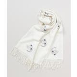 ホワイト | 【カヤ】水仙ストール | アミナコレクション 