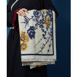 【カヤ】花綴りストール | アミナコレクション  | 詳細画像1 