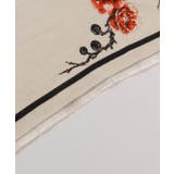 【カヤ】花綴りストール | アミナコレクション  | 詳細画像6 