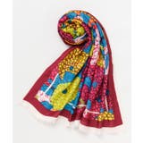 レッド | 【カヤ】花々ストール | アミナコレクション 