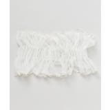 ホワイト | 【カヤ】レース帯揚げベルト | アミナコレクション 