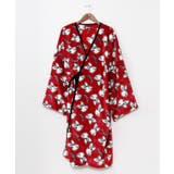 レッド | 【カヤ】刺しジャンブランケット羽織 | アミナコレクション 