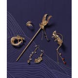 【カヤ】躍起動物かんざし | アミナコレクション  | 詳細画像1 