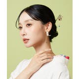 【カヤ】折り鶴 透け色かんざし | アミナコレクション  | 詳細画像2 