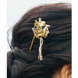 ピンク | 【カヤ】折り鶴 透け色かんざし | アミナコレクション 