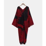 ブラック×レッド | 【カヤ】花影ワンピース | アミナコレクション