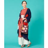 【カヤ】花版画八掛ワンピース | チャイハネ | 詳細画像25