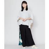 【カヤ】花版画八掛パンツ | アミナコレクション | 詳細画像3