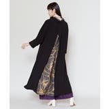 ブラック | 【カヤ】四季の冬装い八掛ワンピース | アミナコレクション 