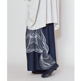 【カヤ】花流ワイドパンツ | アミナコレクション  | 詳細画像3 